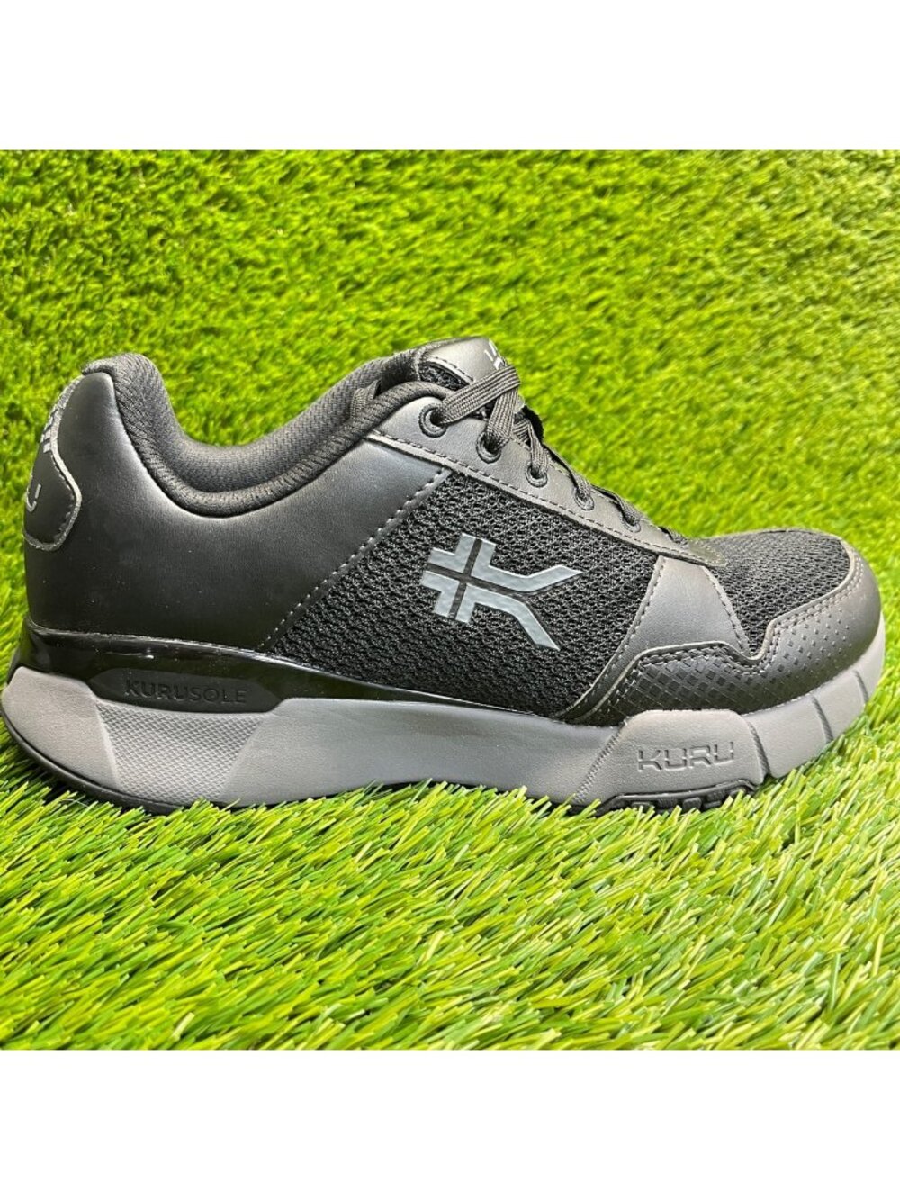 Kuru Quantum 2.0 Mens Size 7.5 Black Athletic Running Walking Shoes Sneakers